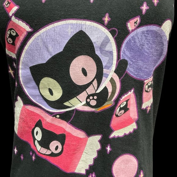 👗5/$25 - Hot Topic Cat T-Shirt Size Small - Picture 2 of 7